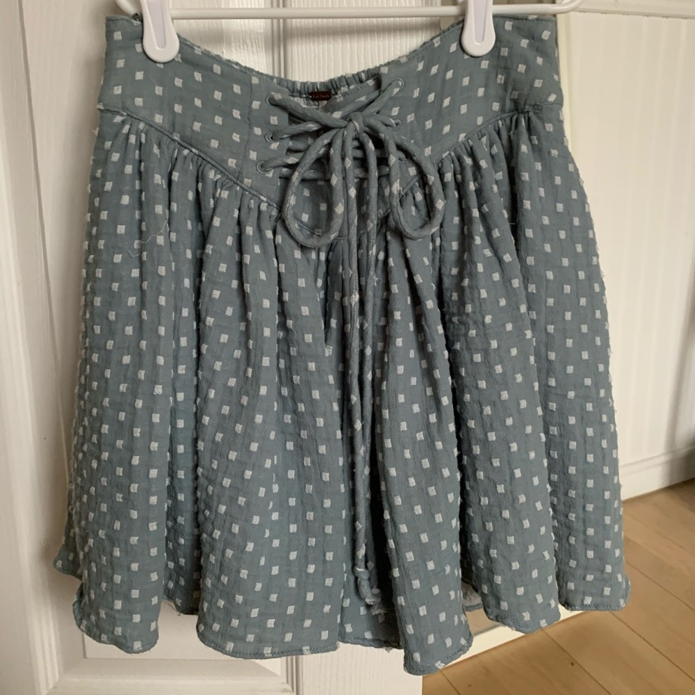 Free People Lace Up Flare Shorts